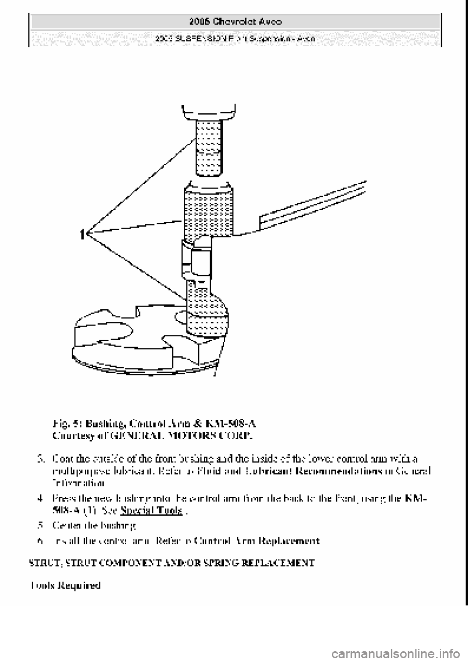 CHEVROLET AVEO 2002  Service Repair Manual 