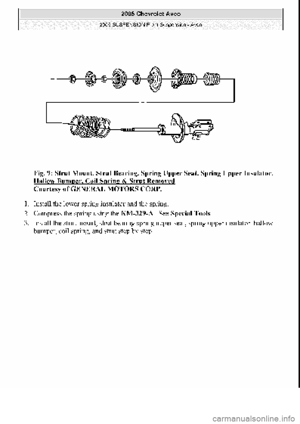 CHEVROLET AVEO 2002  Service Repair Manual 