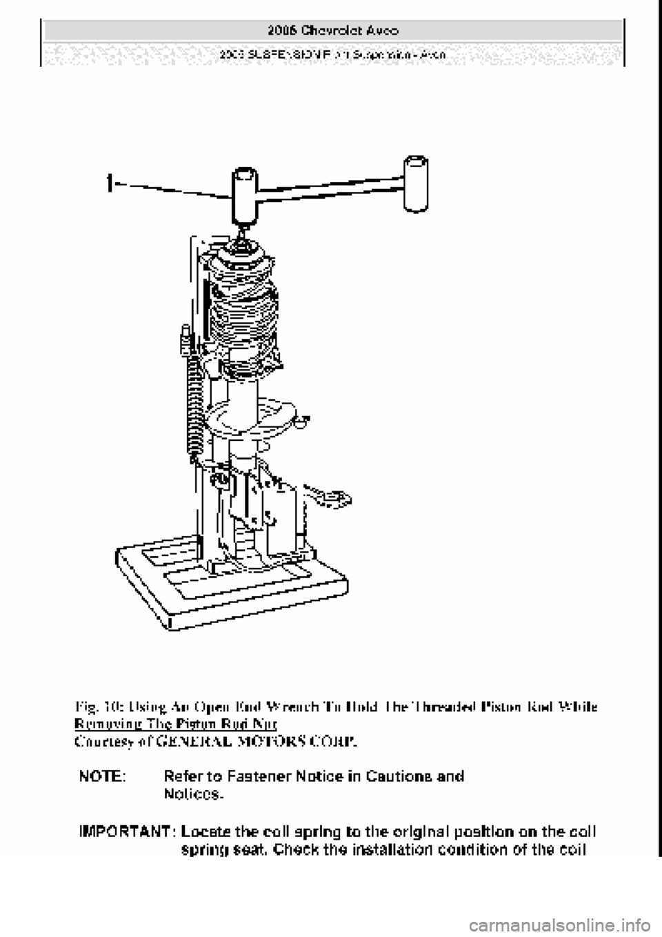 CHEVROLET AVEO 2002  Service Repair Manual 