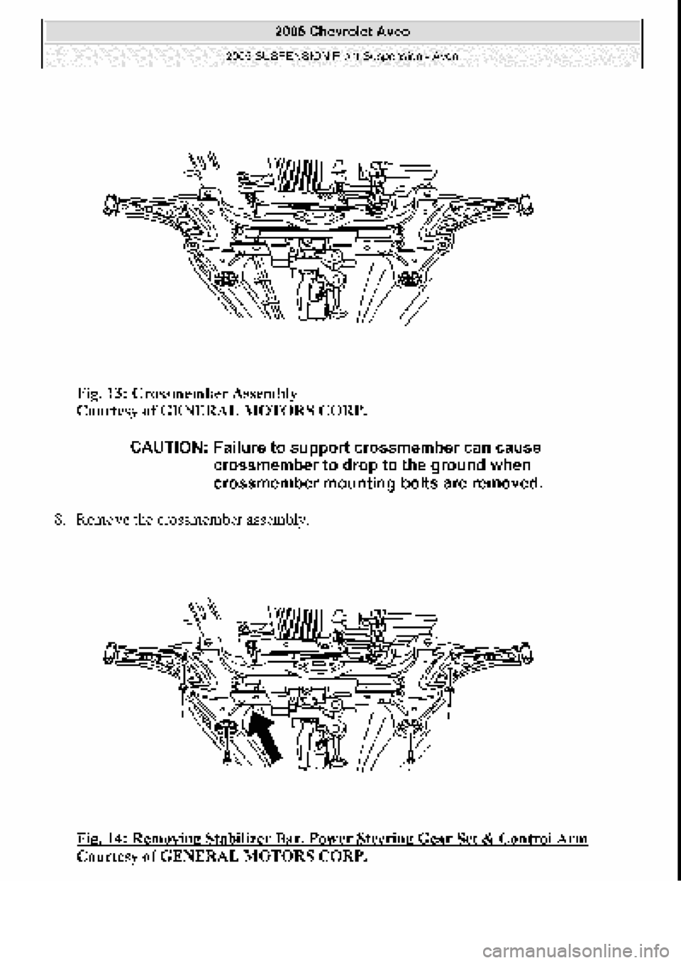 CHEVROLET AVEO 2002  Service Repair Manual 