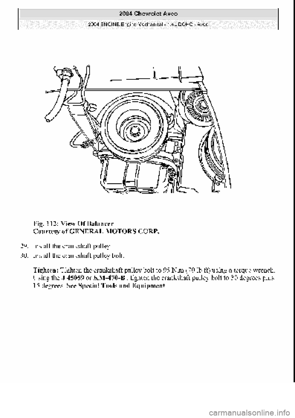 CHEVROLET AVEO 2002  Service Repair Manual 