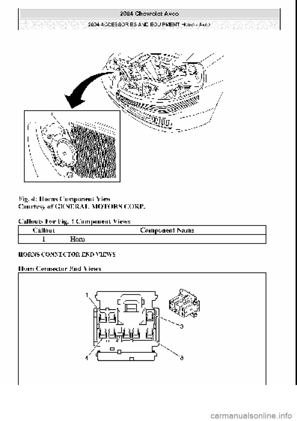 CHEVROLET AVEO 2002  Service Repair Manual 
