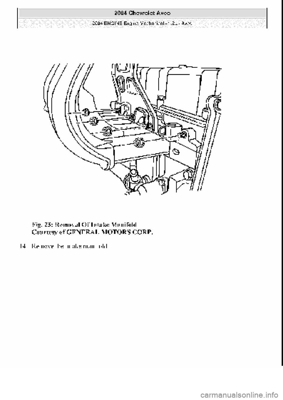 CHEVROLET AVEO 2002  Service Repair Manual 