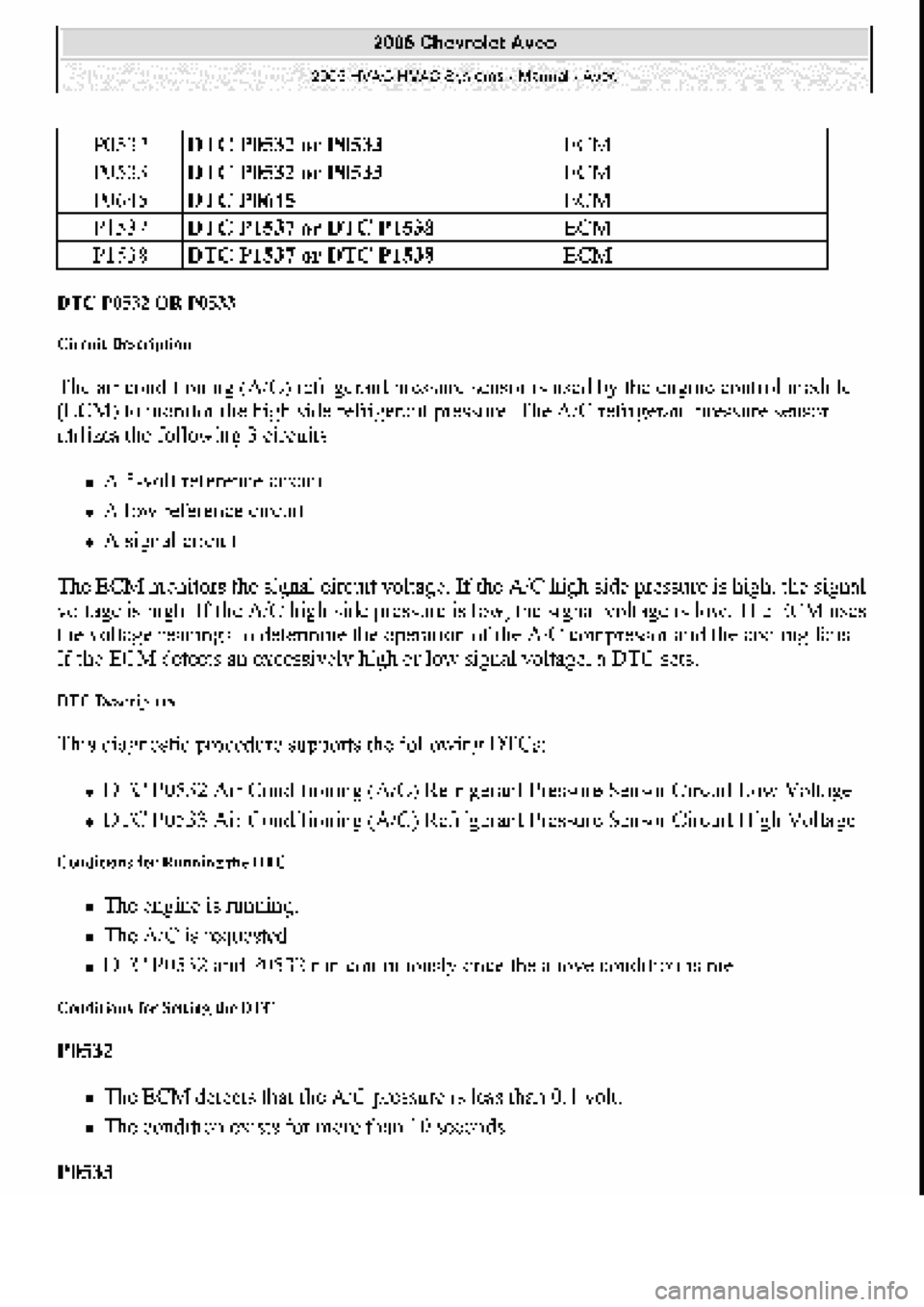 CHEVROLET AVEO 2002  Service Repair Manual 