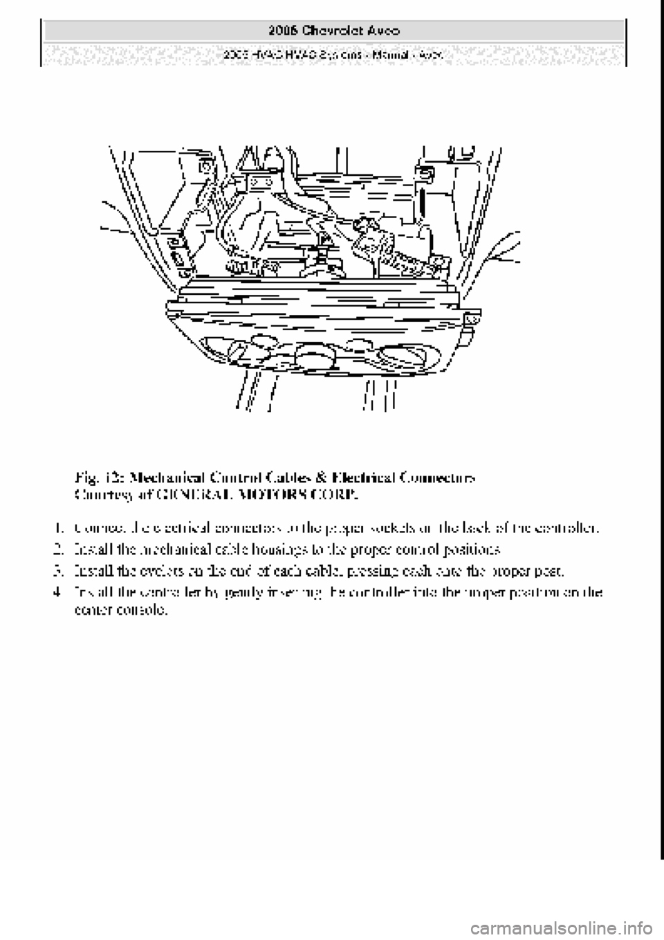CHEVROLET AVEO 2002  Service Repair Manual 