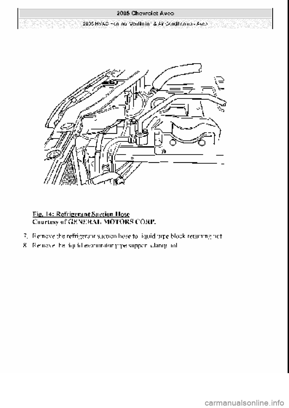CHEVROLET AVEO 2002  Service Repair Manual 