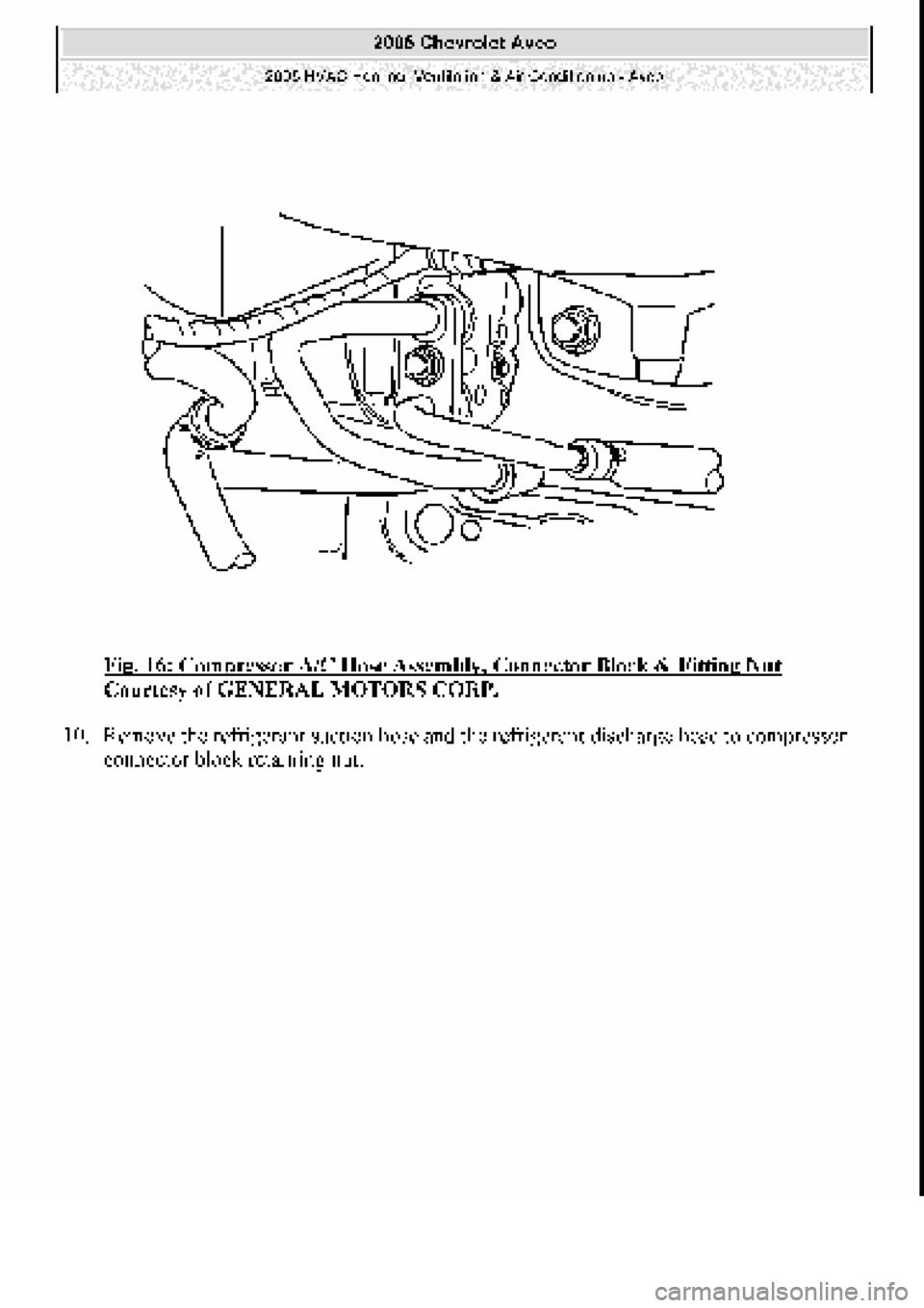 CHEVROLET AVEO 2002  Service Repair Manual 