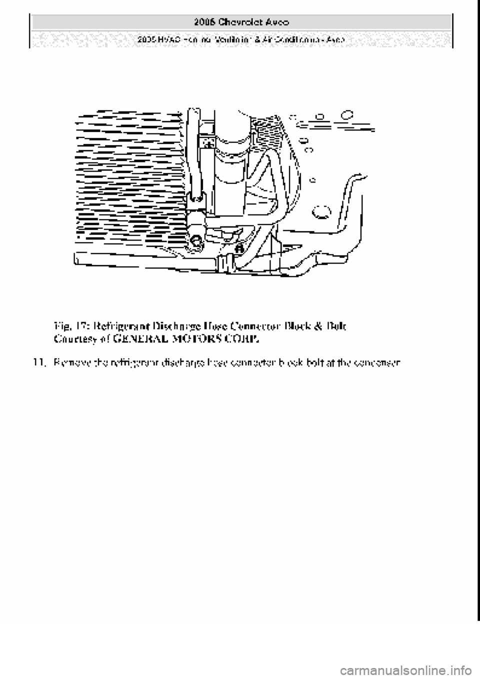 CHEVROLET AVEO 2002  Service Repair Manual 