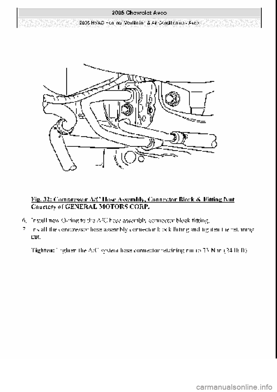 CHEVROLET AVEO 2002  Service Repair Manual 