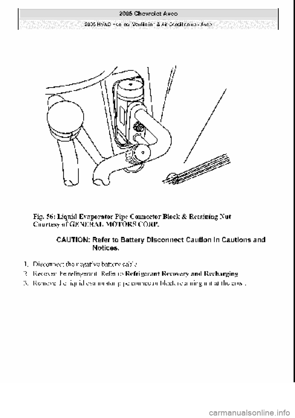 CHEVROLET AVEO 2002  Service Repair Manual 