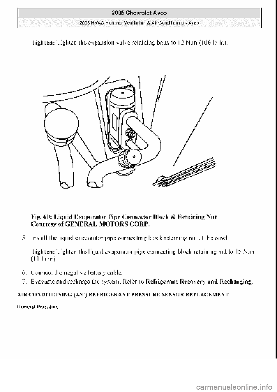 CHEVROLET AVEO 2002  Service Repair Manual 