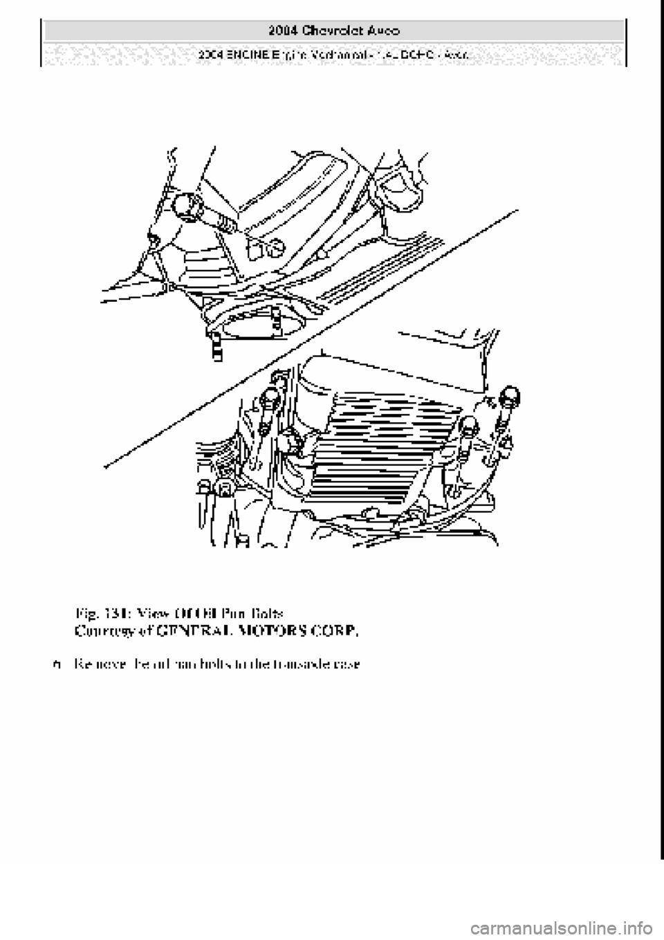CHEVROLET AVEO 2002  Service Repair Manual 