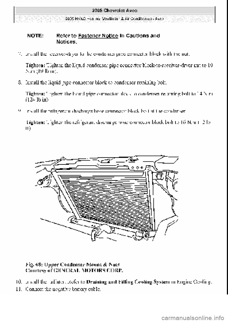 CHEVROLET AVEO 2002  Service Repair Manual 