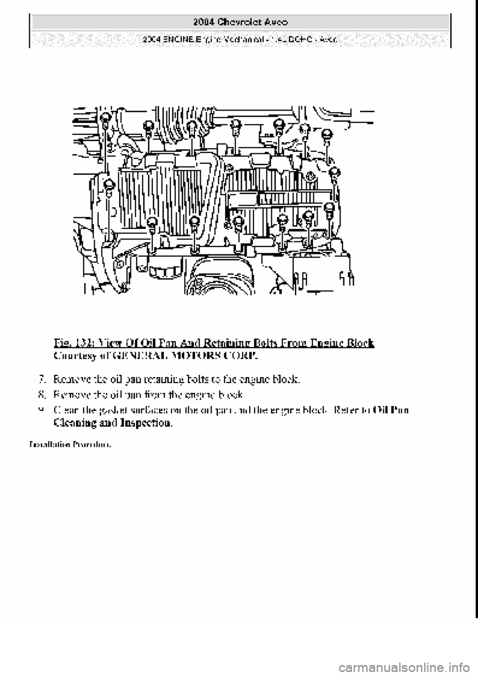CHEVROLET AVEO 2002  Service Repair Manual 