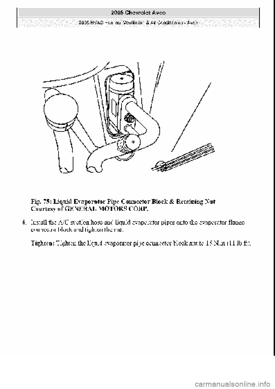 CHEVROLET AVEO 2002  Service Repair Manual 