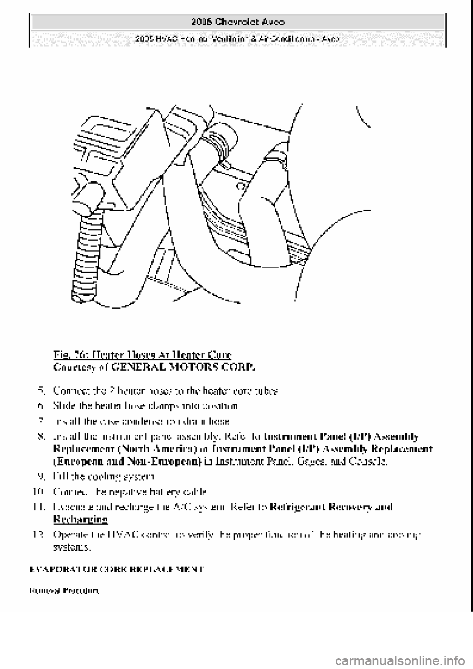 CHEVROLET AVEO 2002  Service Repair Manual 