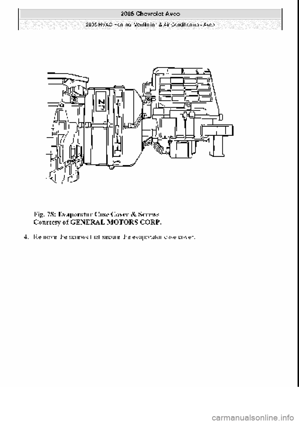 CHEVROLET AVEO 2002  Service Repair Manual 