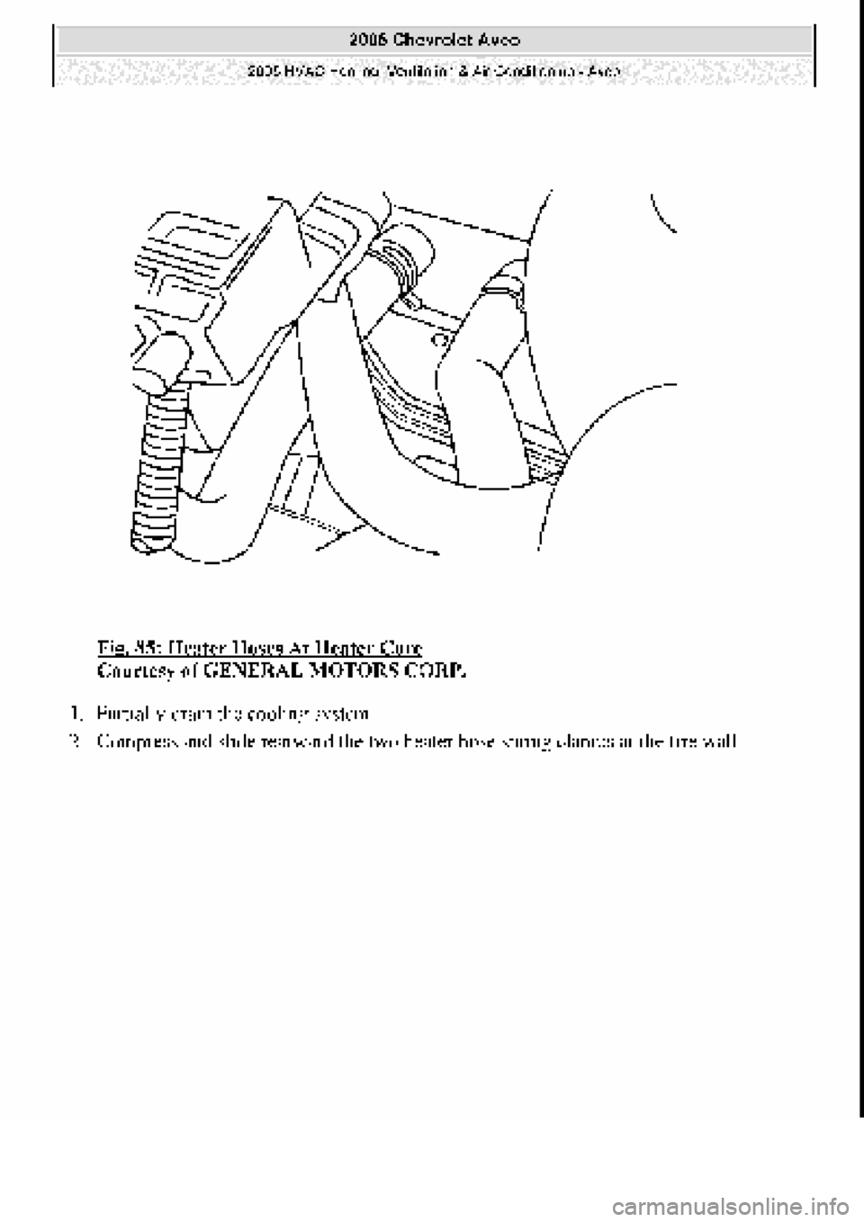 CHEVROLET AVEO 2002  Service Repair Manual 