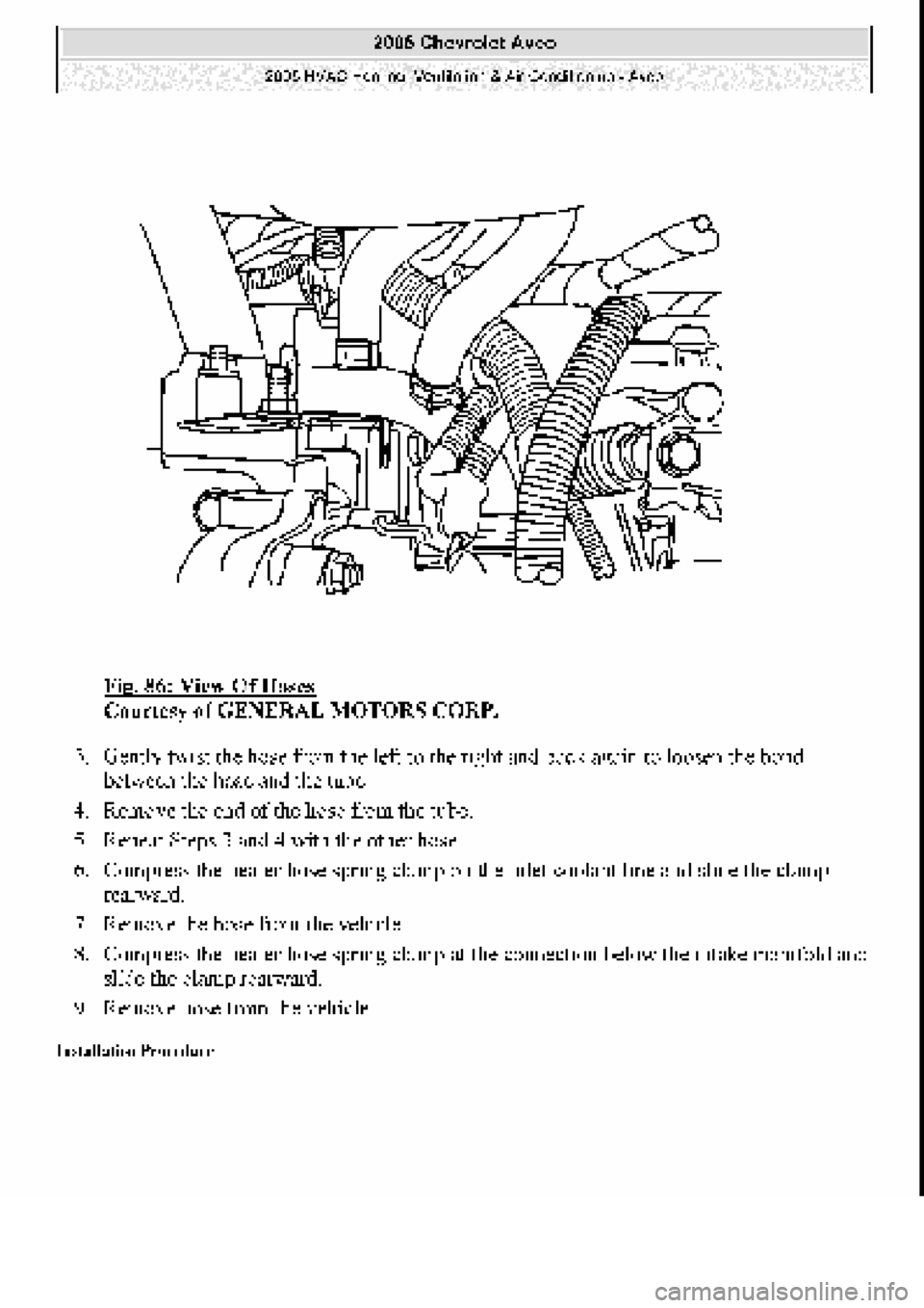 CHEVROLET AVEO 2002  Service Repair Manual 