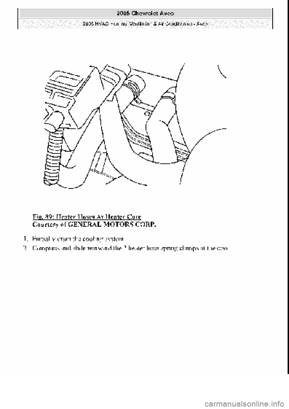 CHEVROLET AVEO 2002  Service Repair Manual 