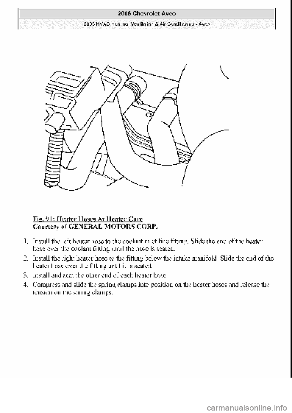 CHEVROLET AVEO 2002  Service Repair Manual 