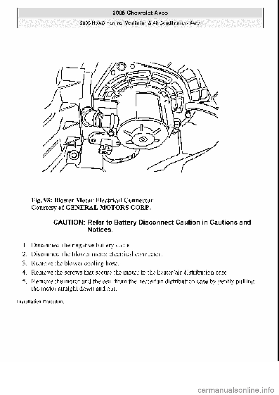 CHEVROLET AVEO 2002  Service Repair Manual 