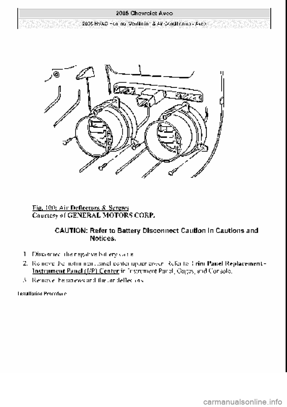 CHEVROLET AVEO 2002  Service Repair Manual 