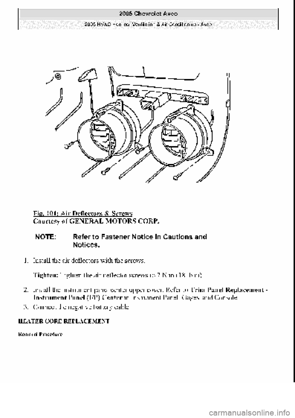 CHEVROLET AVEO 2002  Service Repair Manual 