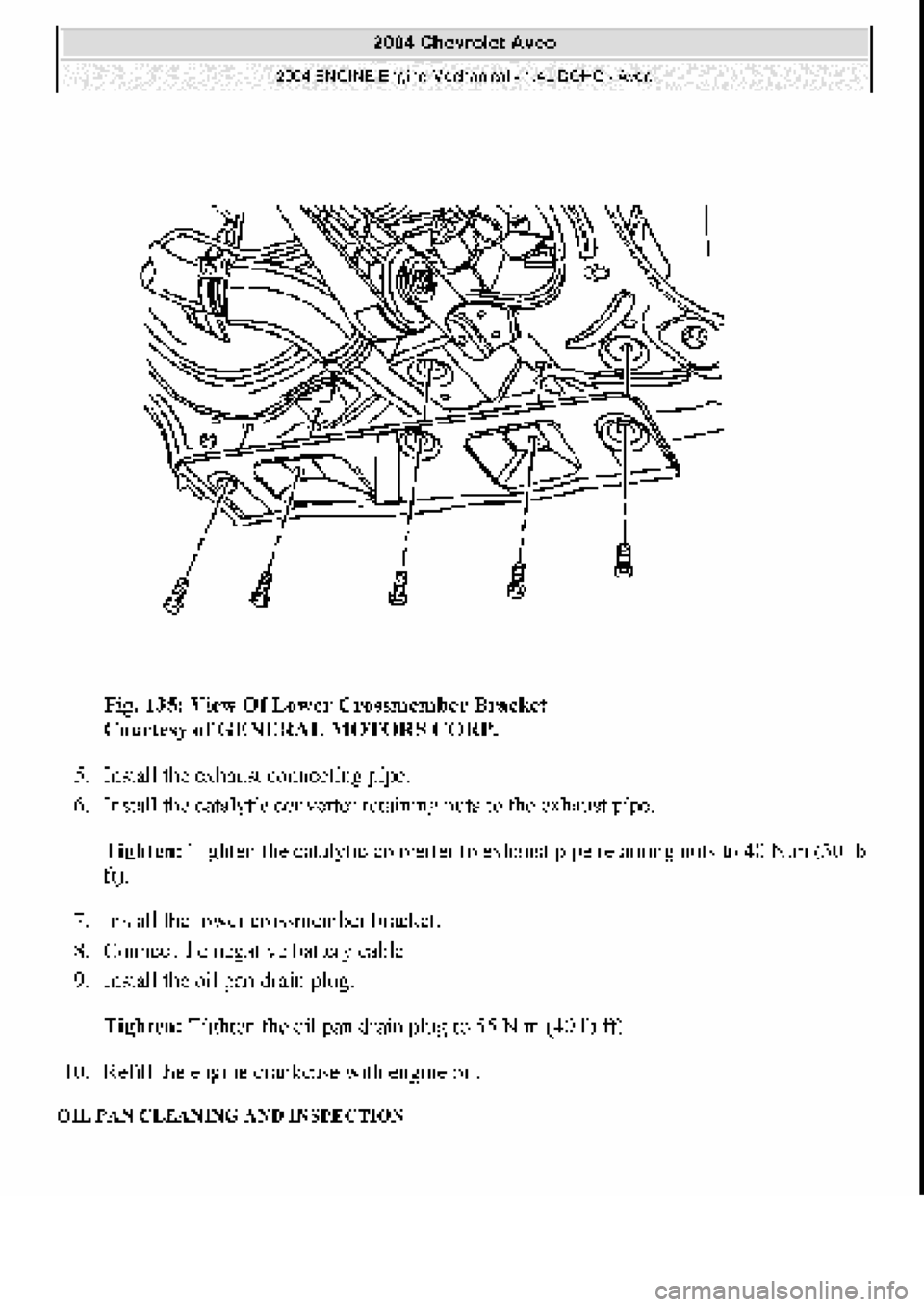 CHEVROLET AVEO 2002  Service Repair Manual 