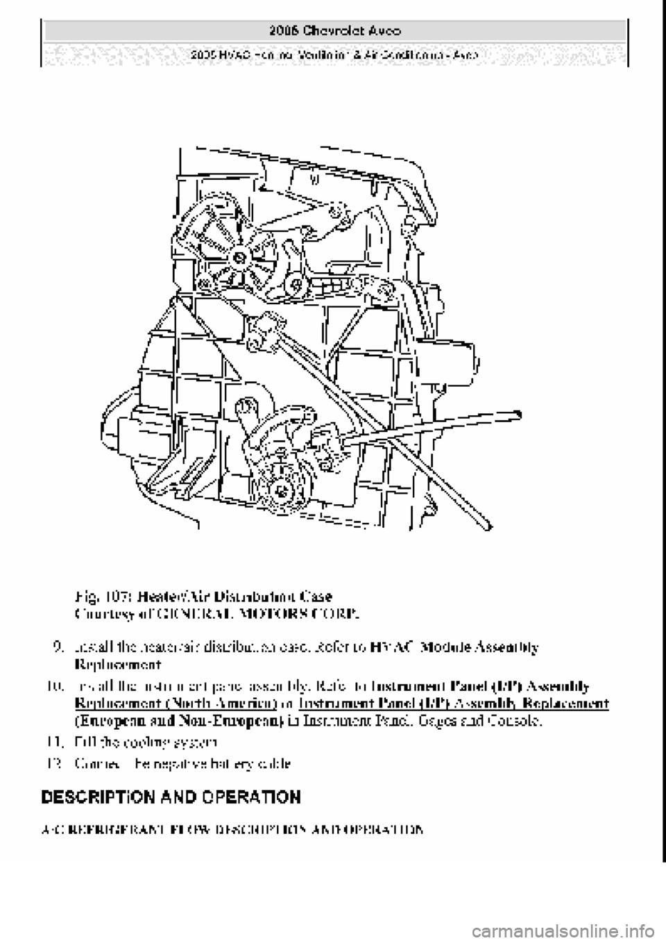 CHEVROLET AVEO 2002  Service Repair Manual 
