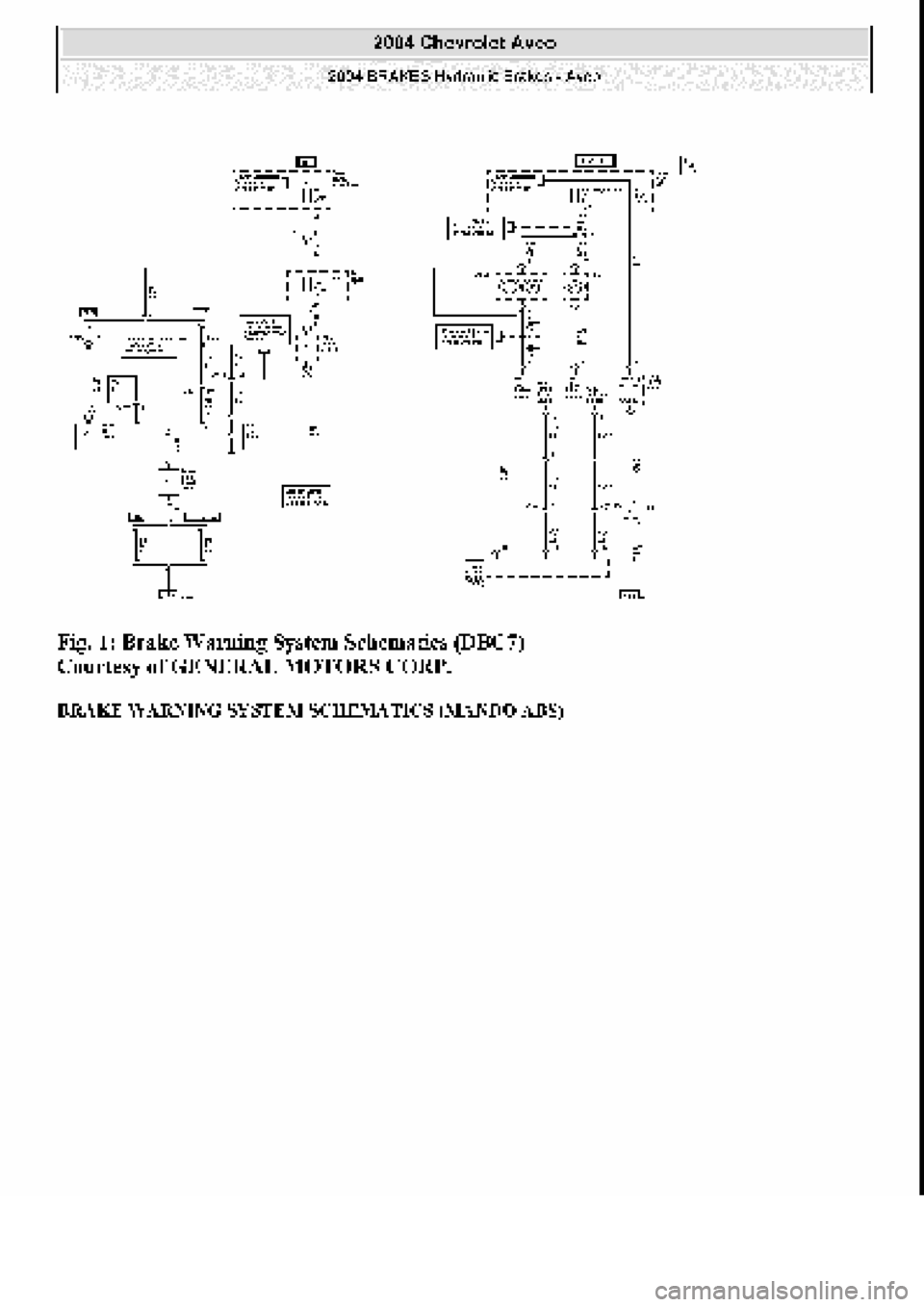 CHEVROLET AVEO 2002  Service Repair Manual 