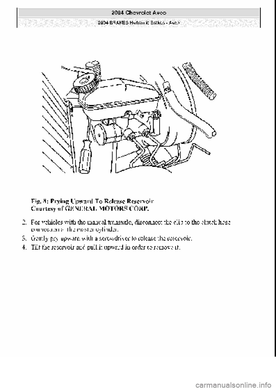 CHEVROLET AVEO 2002  Service Repair Manual 
