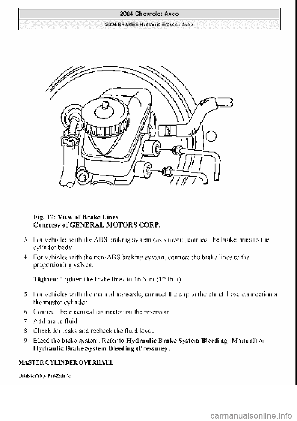 CHEVROLET AVEO 2002  Service Repair Manual 