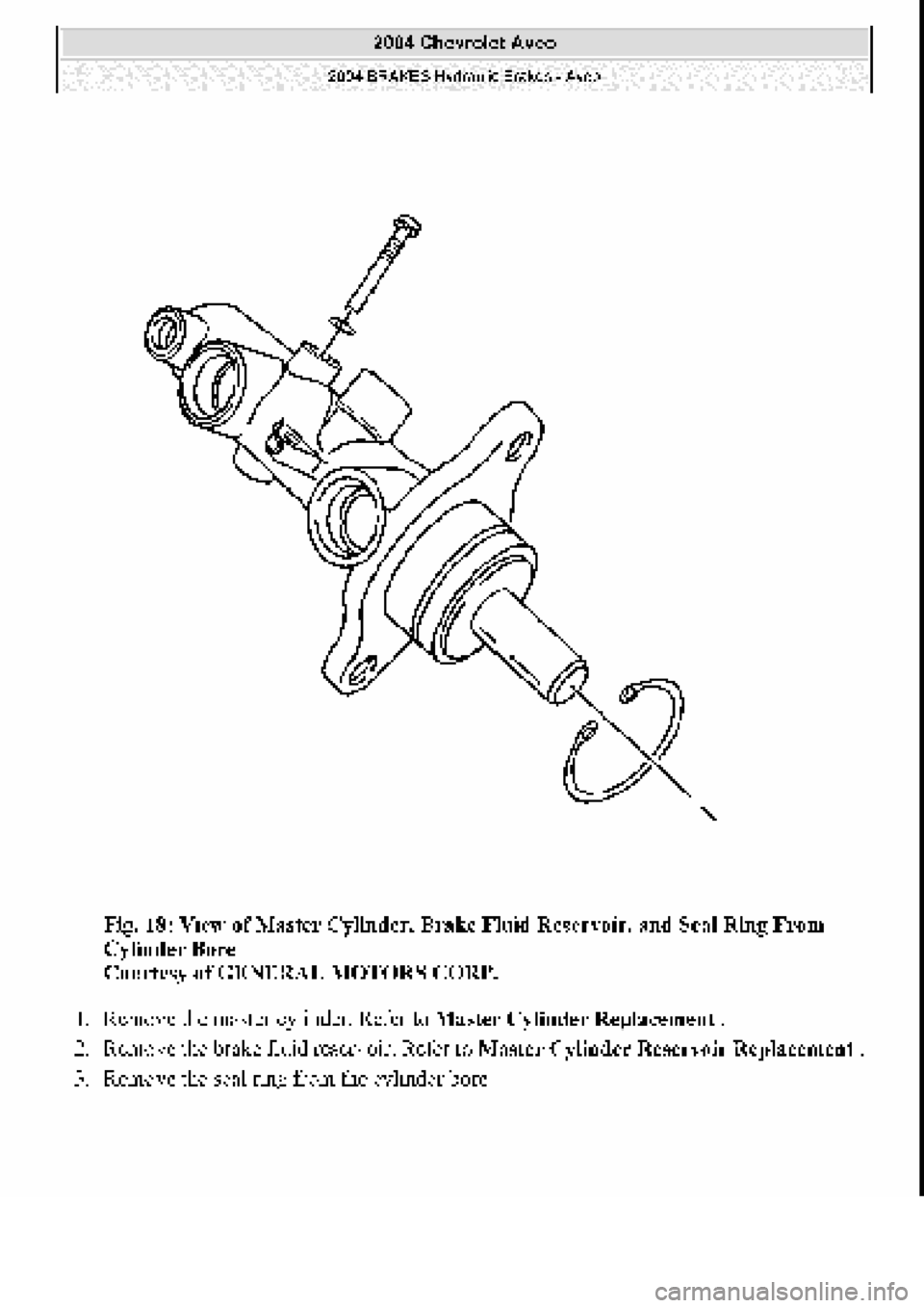 CHEVROLET AVEO 2002  Service Repair Manual 