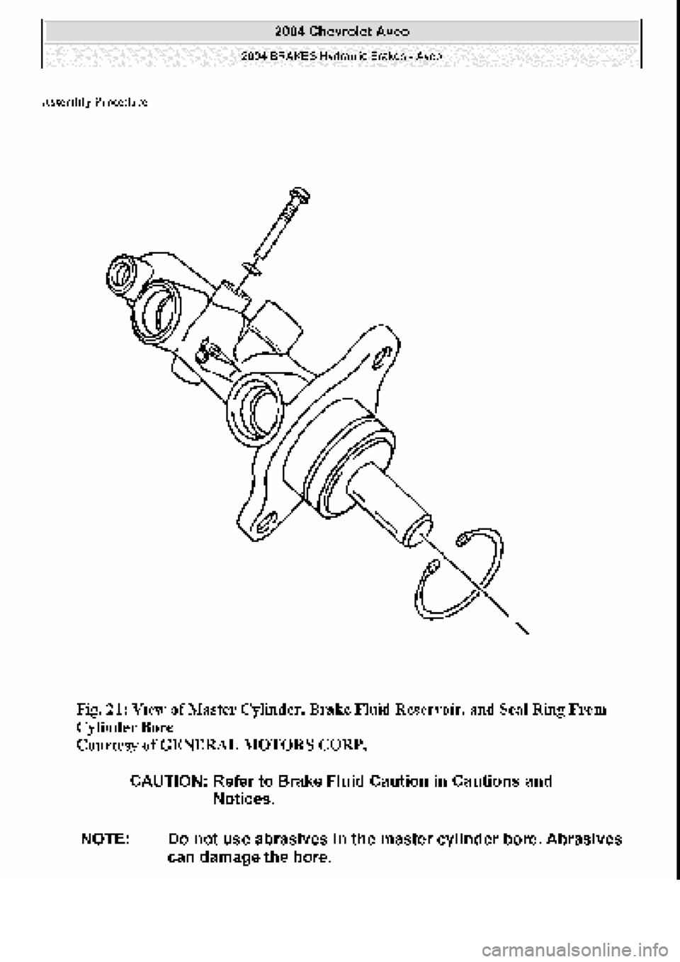 CHEVROLET AVEO 2002  Service Repair Manual 