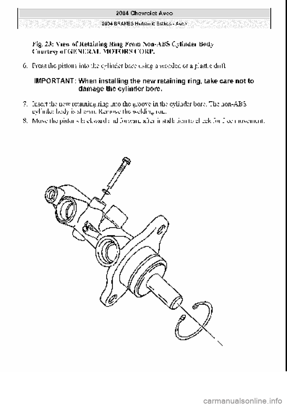 CHEVROLET AVEO 2002  Service Repair Manual 
