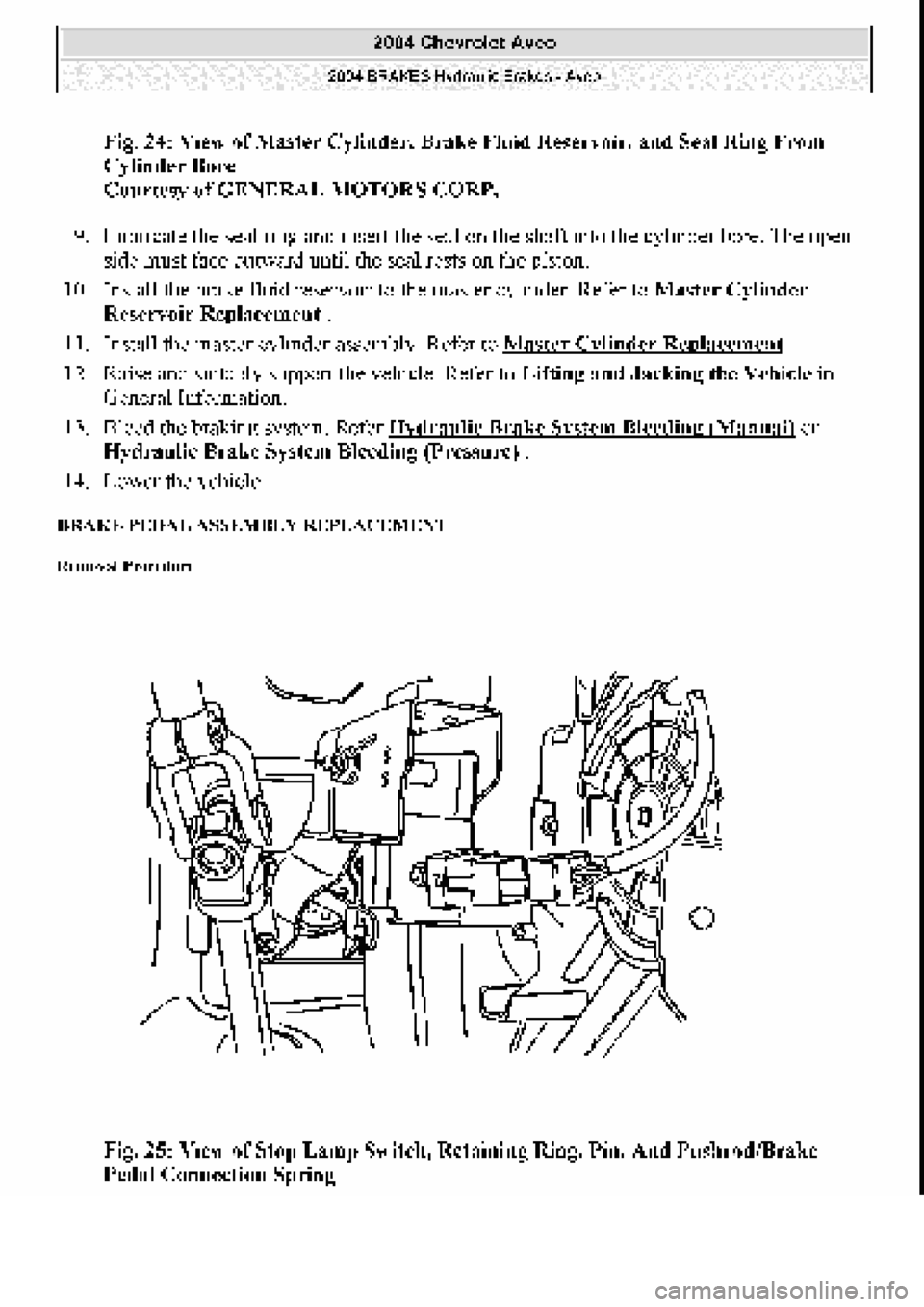 CHEVROLET AVEO 2002  Service Repair Manual 
