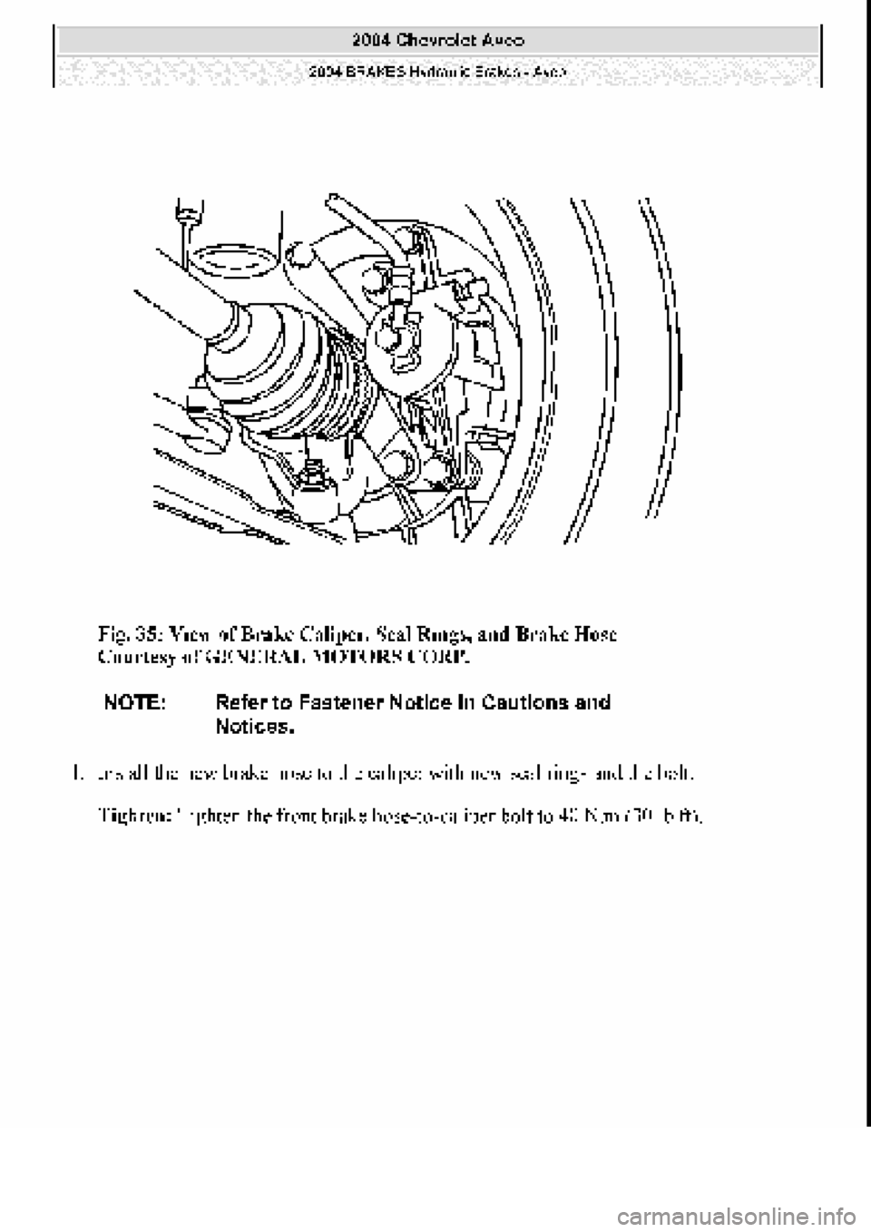 CHEVROLET AVEO 2002  Service Repair Manual 