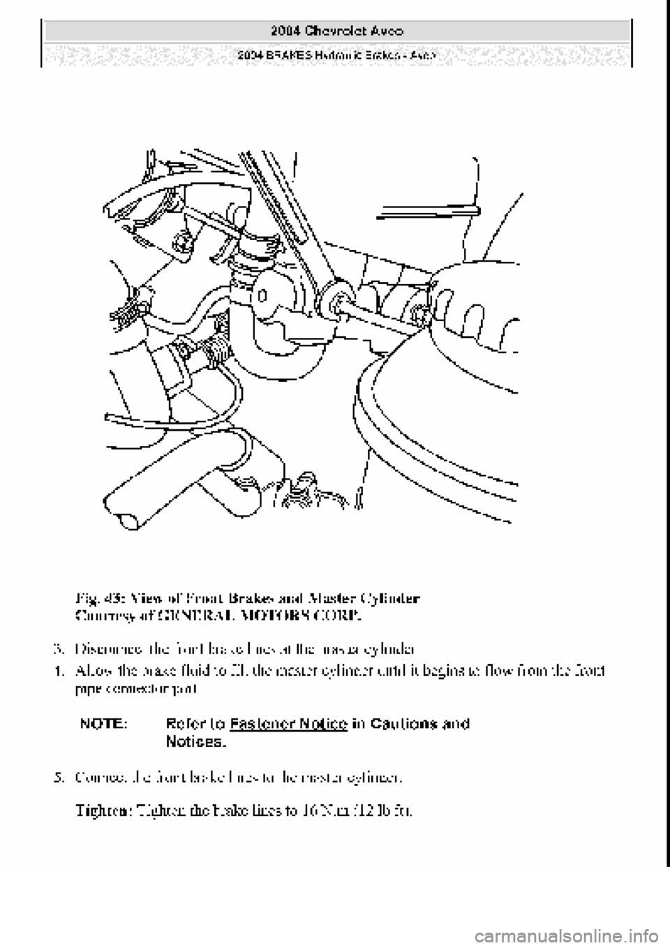 CHEVROLET AVEO 2002  Service Repair Manual 