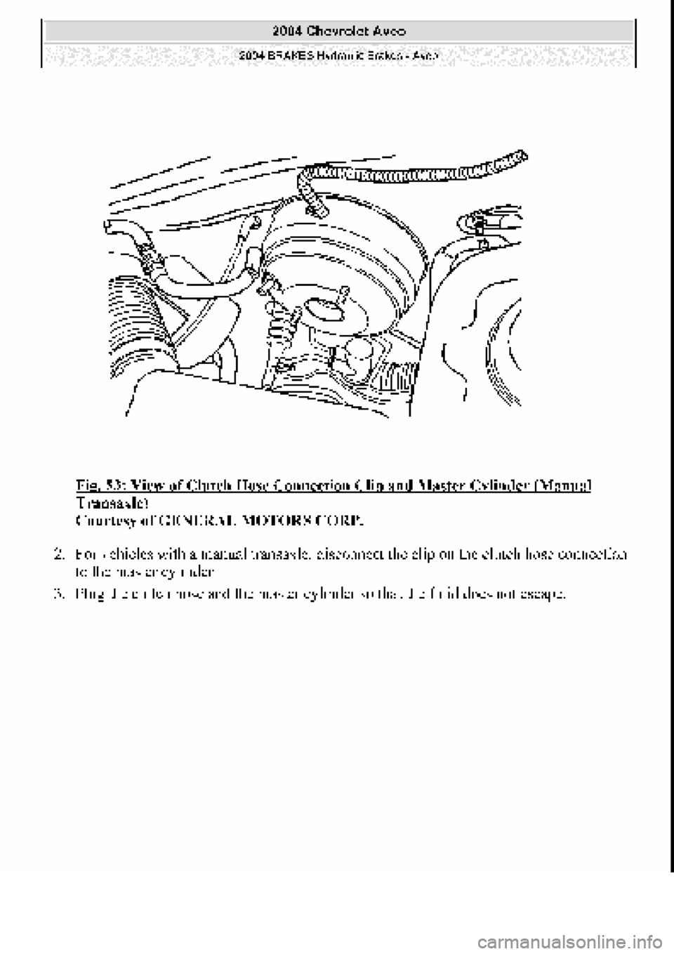 CHEVROLET AVEO 2002  Service Repair Manual 