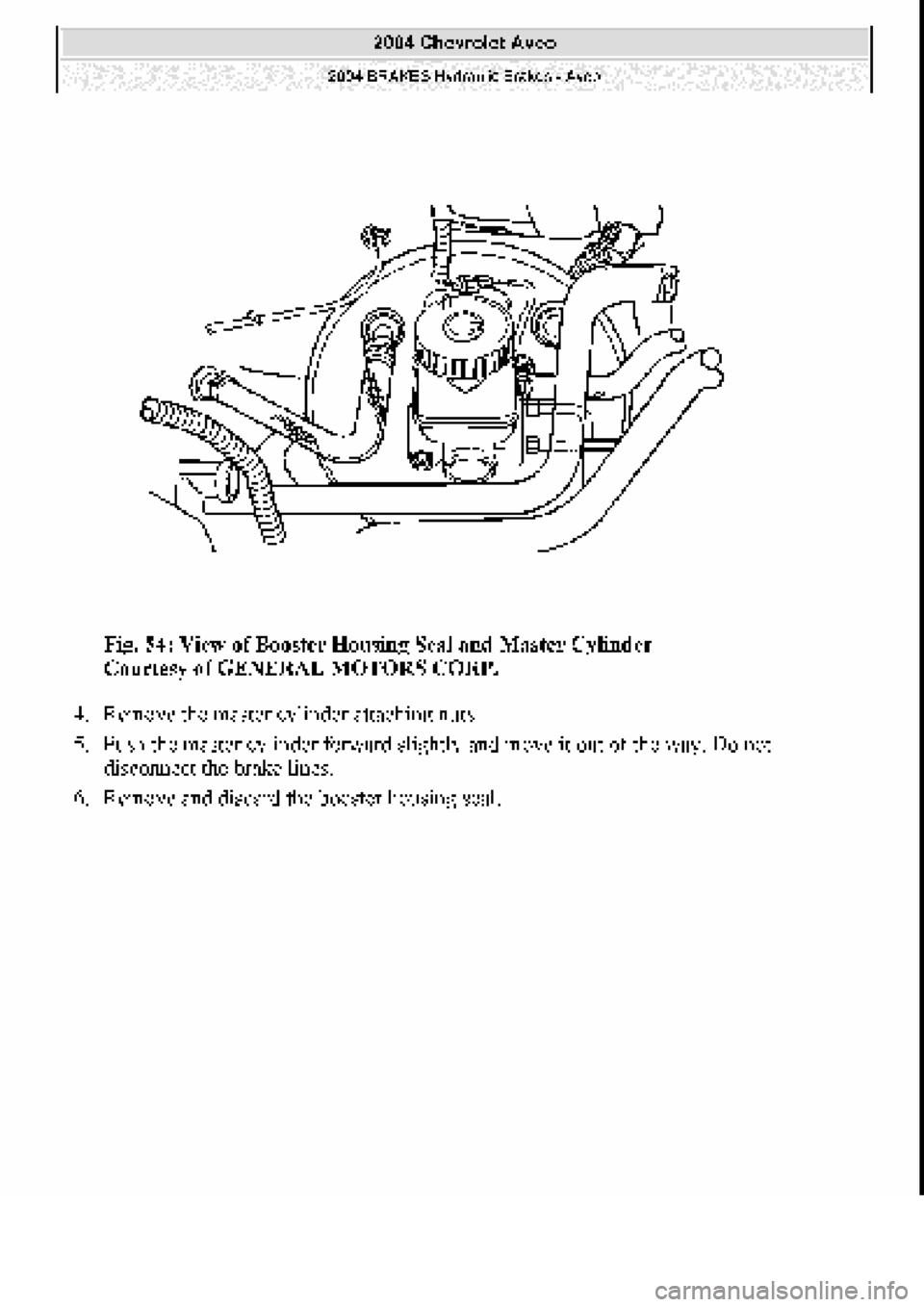 CHEVROLET AVEO 2002  Service Repair Manual 