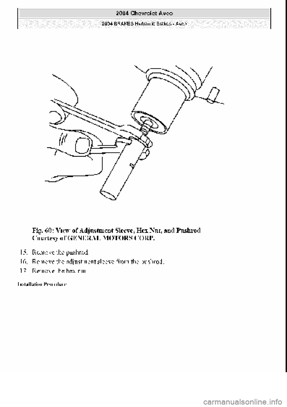 CHEVROLET AVEO 2002  Service Repair Manual 