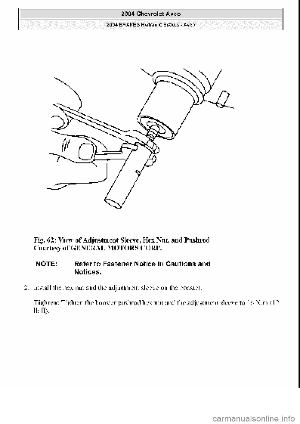 CHEVROLET AVEO 2002  Service Repair Manual 