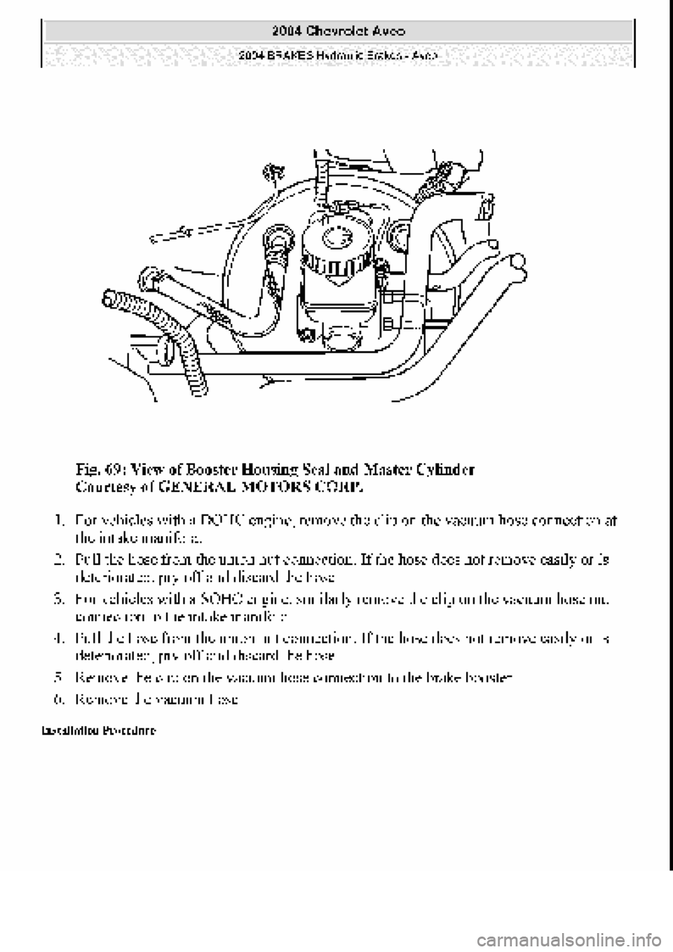 CHEVROLET AVEO 2002  Service Repair Manual 