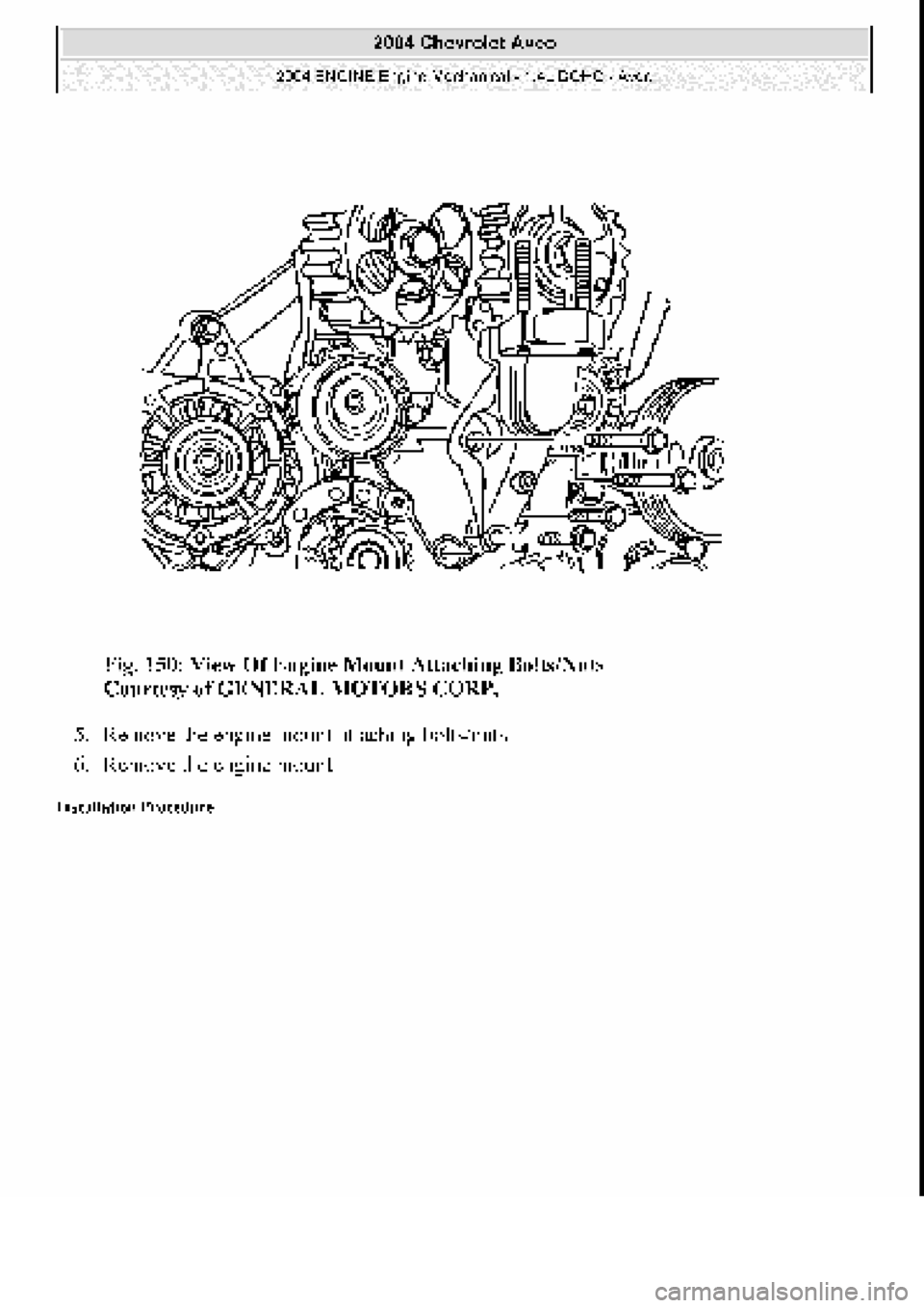 CHEVROLET AVEO 2002  Service Repair Manual 