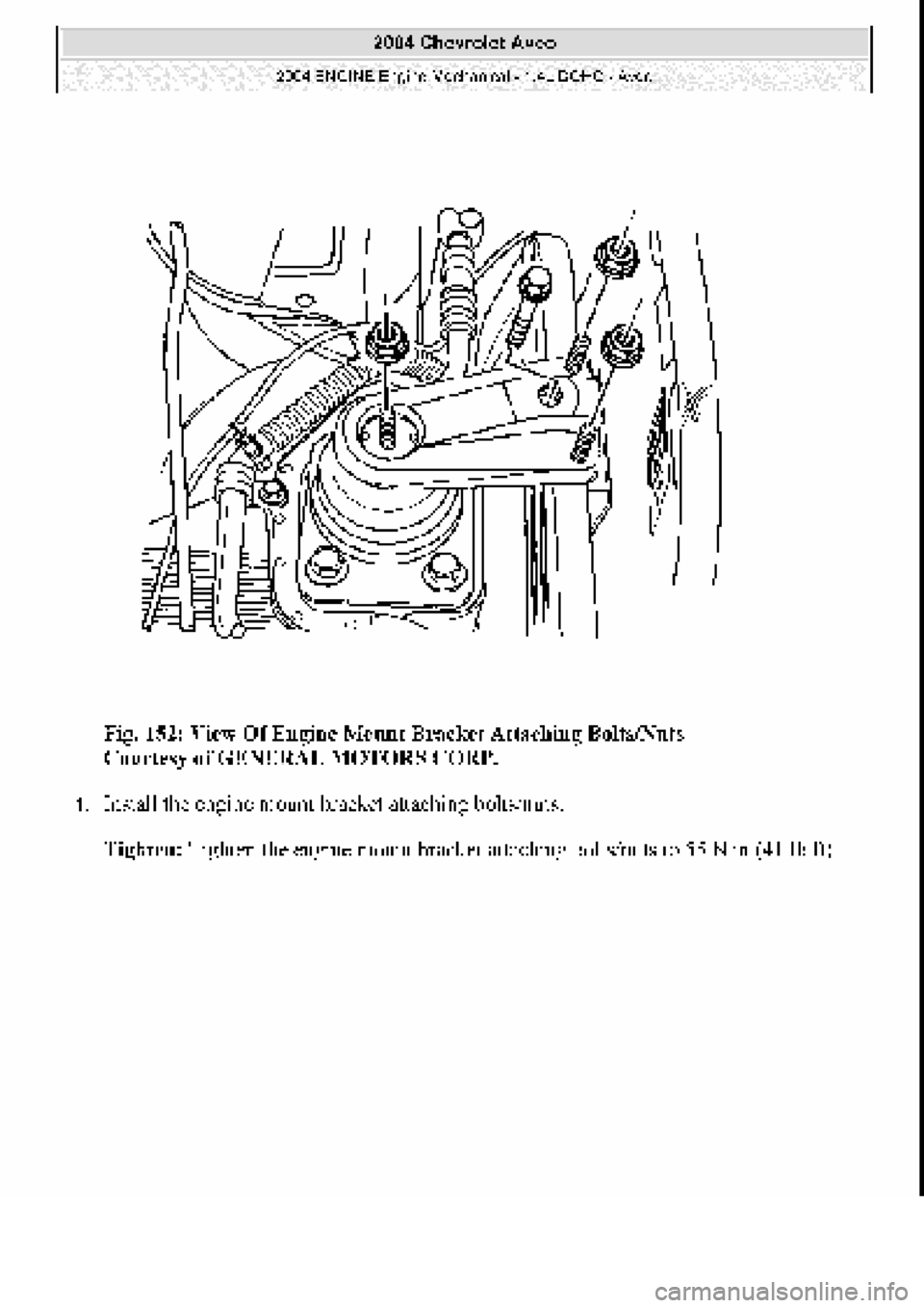 CHEVROLET AVEO 2002  Service Repair Manual 
