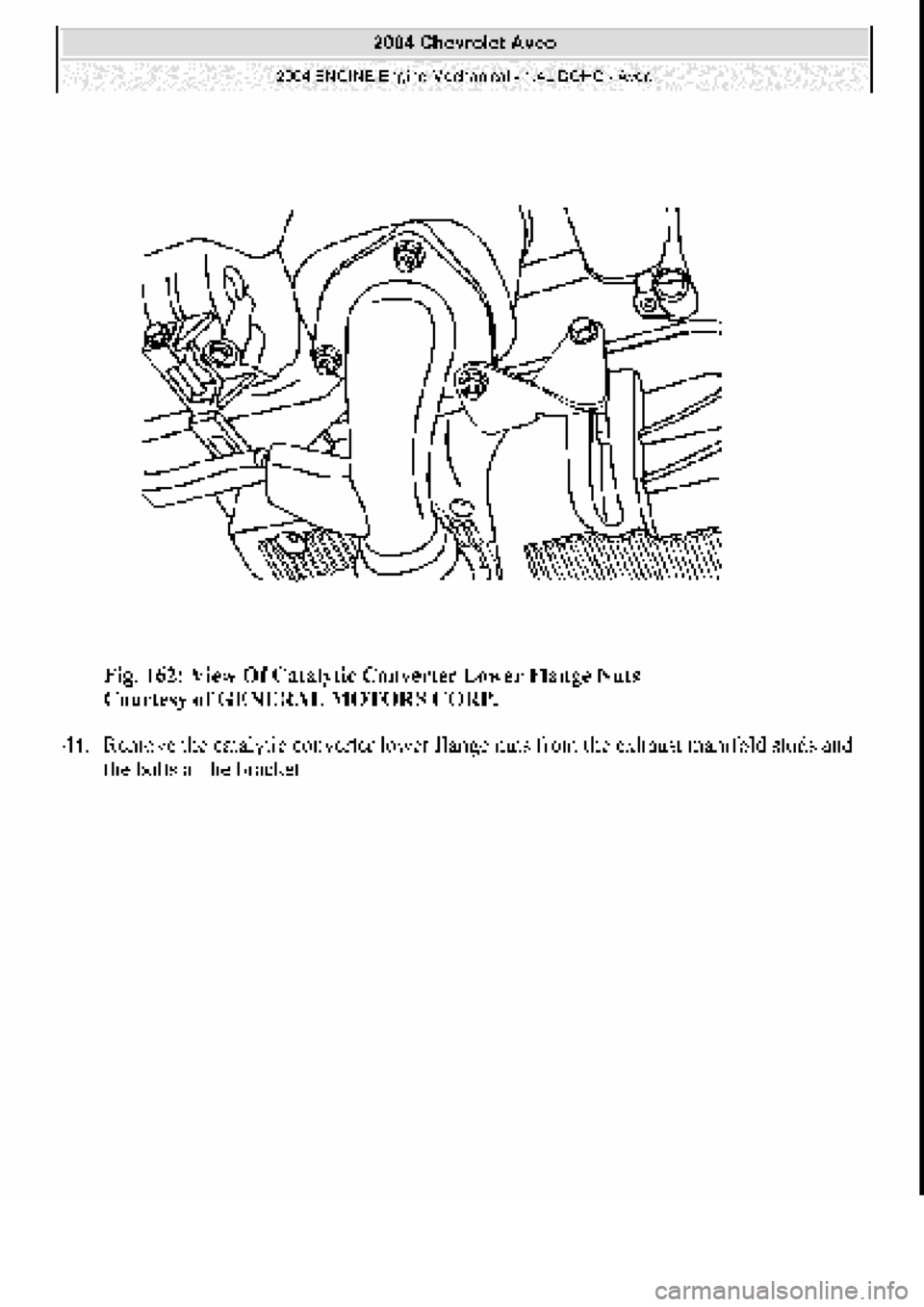 CHEVROLET AVEO 2002  Service Repair Manual 