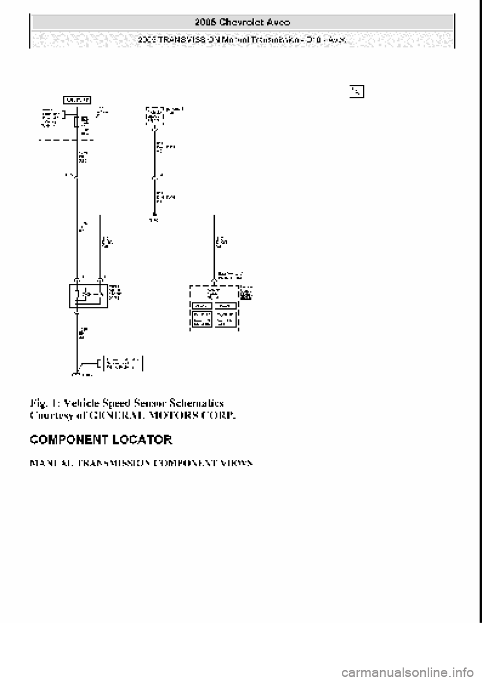 CHEVROLET AVEO 2002  Service Repair Manual 