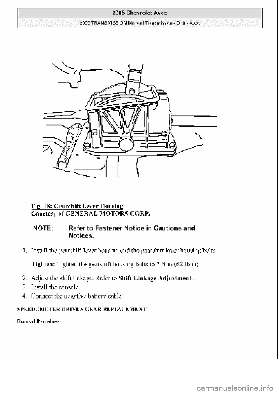 CHEVROLET AVEO 2002  Service Repair Manual 