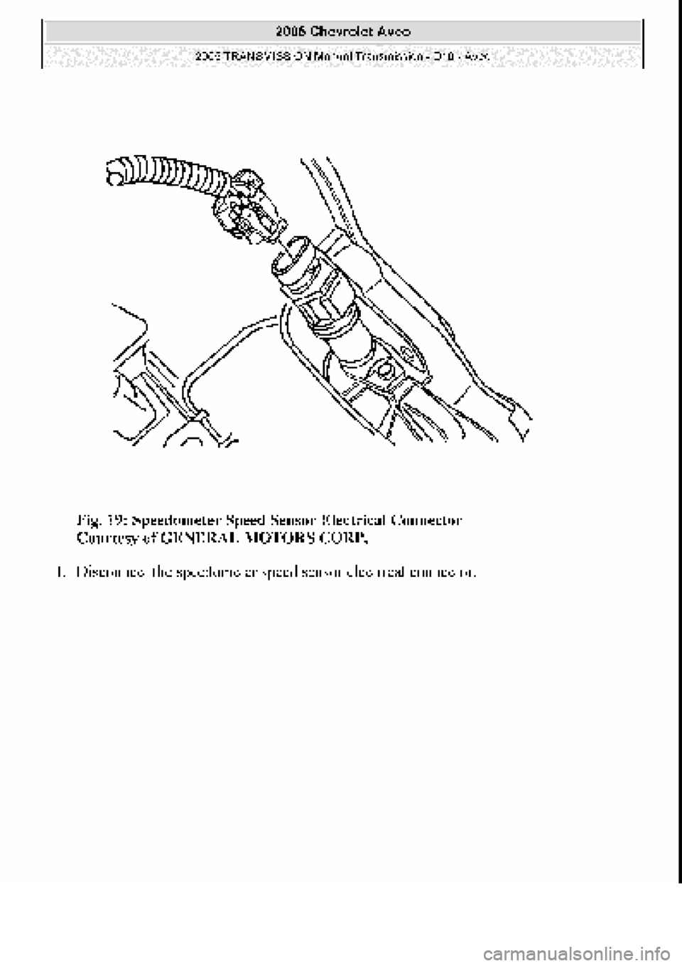 CHEVROLET AVEO 2002  Service Repair Manual 